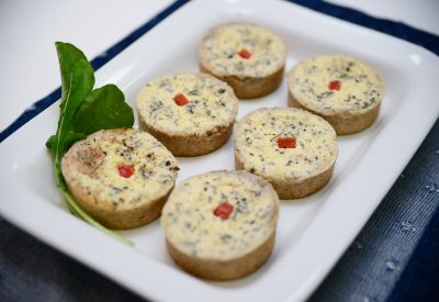 Mini quiche - Frango & Cia