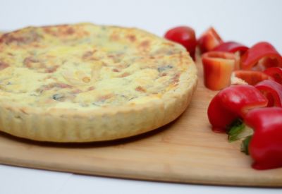 Torta quiche - Frango & Cia